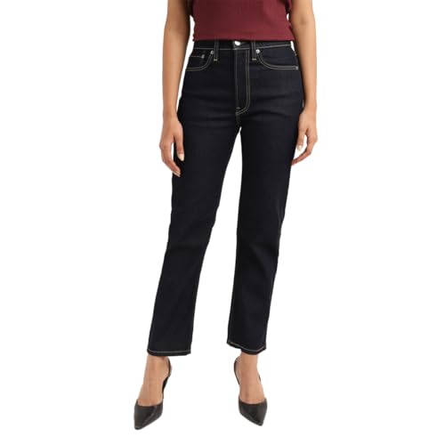 Levi's Women's High Rise Wedgie Straight Fit Jeans Blue