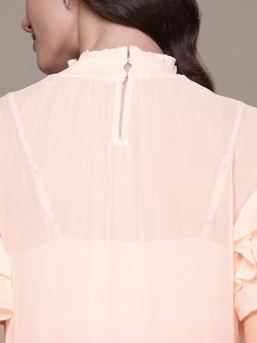 Label RITU KUMAR Multi Color Anza Ombre Shift Dress with Camisole