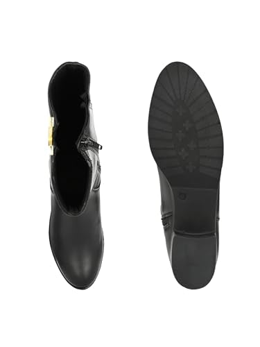 Delize Womens Black Knee Boots 67126-38