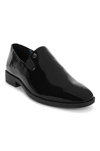 Men Black Slip Ons