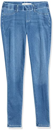 Amazon Essentials Women's Pull-On Knit Jegging (Available in Plus Size), Light Wash, Large