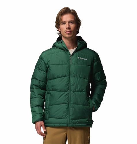 Columbia Men Green OmniHeat Reflective Fivemile Butte II Down Jacket, S