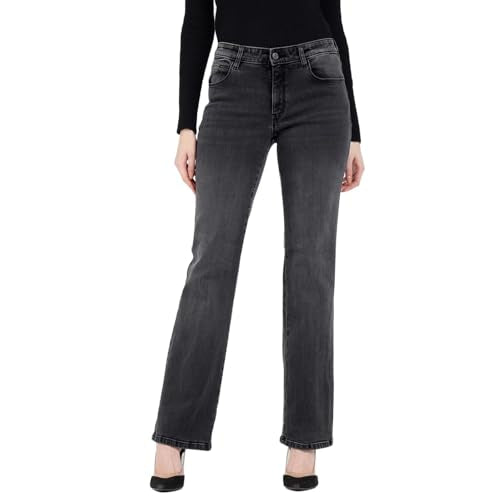GUESS Grey Solid Regular Fit Jeans