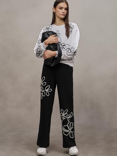VERO MODA Women's Relaxed Fit Pants Jet Black