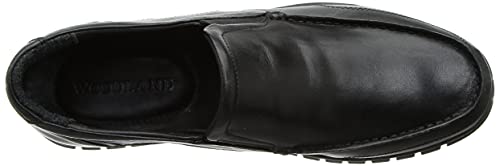 Woodland Men's Black Leather Moccasin-11 UK (45 EU) (GC 3449119)