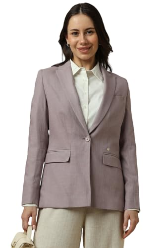 Allen Solly Women's Blazer (AHBZARGH434467_Lilac