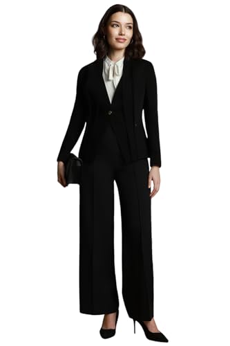 Allen Solly Women's Blazer (AHBZWRGFH84731_Black_2XL