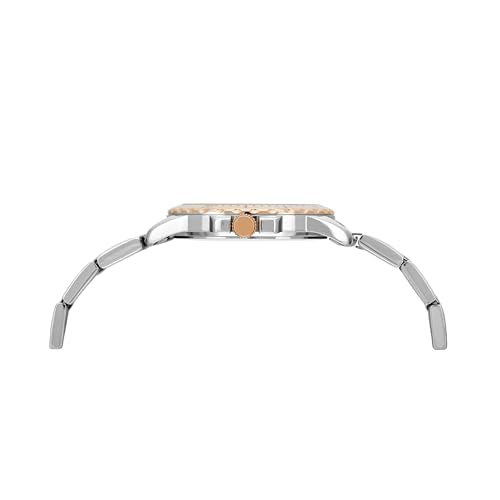 TIMEX Analog Watch for Women with Black Dial & Multicolor Stainless Steel Bracelet Band - Water Resistant Women's Wrist Watches -TWEL232SMU05