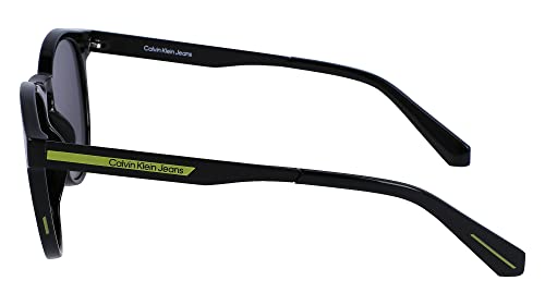 Calvin Klein Ckj22643s Round Sunglasses, Black, One Size