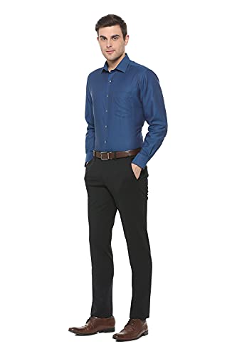 Van Heusen Men's Regular Fit Shirt (VHSF1M76877_Blue