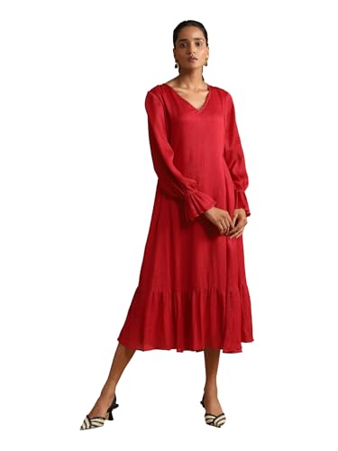 Ritu Kumar Pink Solid Dress