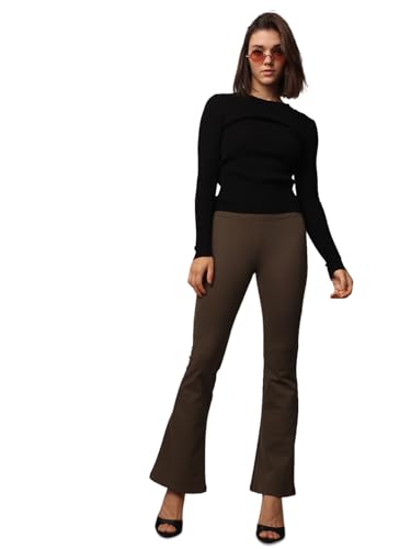 ONLY Women Solid Flared Casual Leggings
