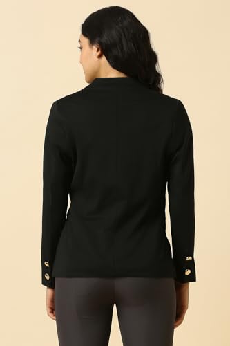 Allen Solly Women's Blazer (AHKZWRGHV53686_Black