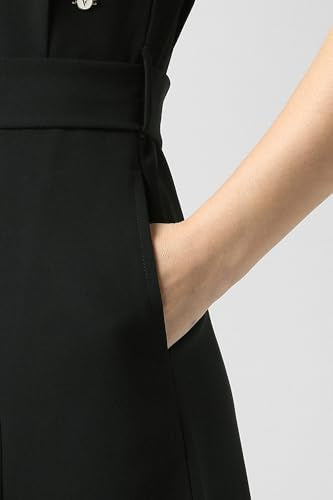 Van Heusen Women's PolyesterBlend Modern Knee-Length Dress (VWDRCRGFQ12883_Black