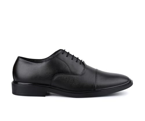 LOUIS STITCH Jet Black Lightweight Derby Shoe | Formal Shoes for Men | LSFXCTJB | UK-9