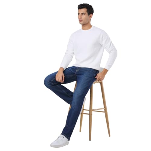 Pepe White Self Design Full Sleeves Men Sweatshirt