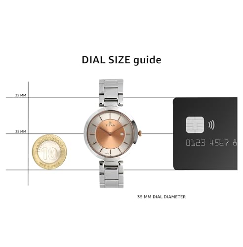 Titan Ladies Neo - Ii Analog Rose Gold Dial Women's Watch NM2480KM01/NN2480KM01