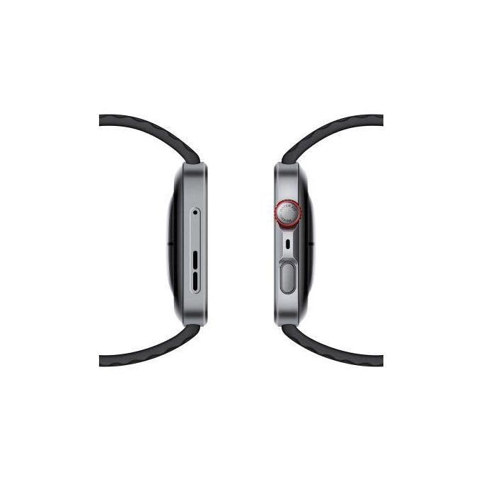 HUAWEI Watch FIT4 Pro Smartwatch, 1.82" Sapphire Display Titanium Alloy Bezel, Up to 10-Day Battery Life, Dual Band GPS, Golf Courses map, 40 m Free Diving, Compatible with Android iOS, Black