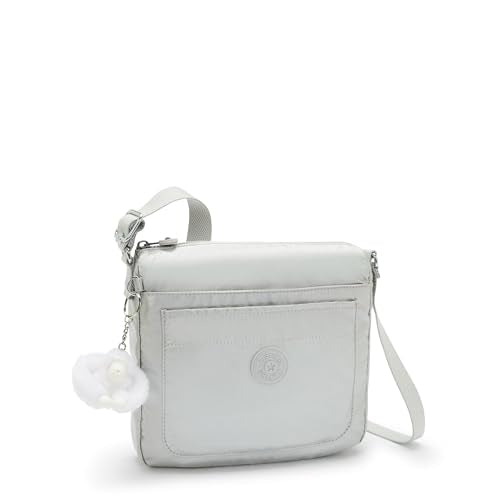 Kipling Women's Sebastian Crossbody Bag, Super Light, Durable Messenger Bag, Shoulder Bag, New Bright Met, 8.75''L x 9''H x 1''D