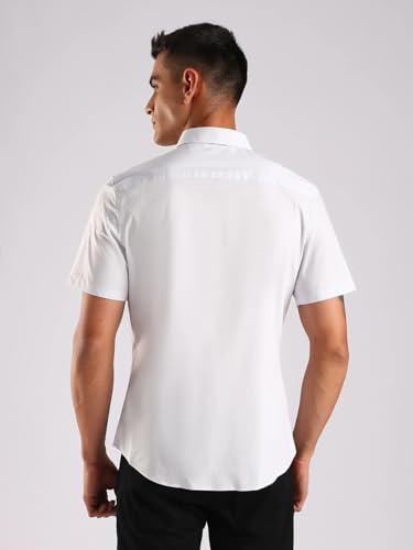 Calvin Klein Jeans Men's Solid Slim Fit Shirt (4LB147G065_Lilac Hint