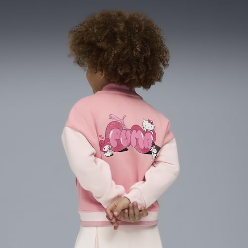 Puma Girls X HK&FR Bomber Jacket Pinkscape Print, 3-4Y (63239427)