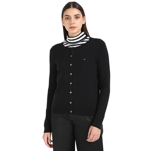 Tommy Hilfiger Womens Black Color Sweater (XL)