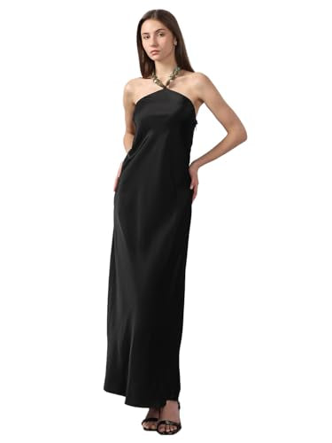 Vero Moda Women's A-Line Black Dress