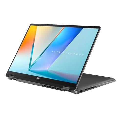 ASUS Vivobook 14 Flip (2026),Intel Core Ultra 5 226V,Intel Arc iGPU,16GB RAM,512GB SSD,OLED,14"(35.5 cm),Windows 11,M365 Basic(1Y),Office 2024,Matte Gray,1.57 Kg,TP3407SA-SG183WS,Thin & Light Laptop
