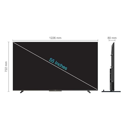 PHILIPS 139 cm (55 inches) 8100 Series 4K Ultra HD Smart QLED Google TV 55PQT8100/94