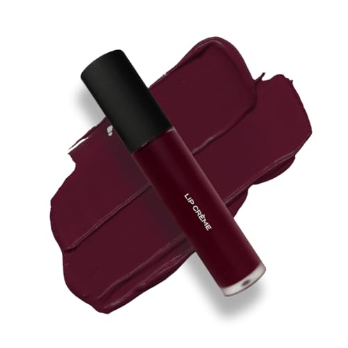 Ruby's Organics Liquid Lipstick, Smooth Cream Texture- Weightless, Highly Pigmented, Soft Velvet Finish, Long Lasting Rich Color, Non-Drying, All Skin Types, Silicon and Paraben Free-Blackberry, 6.5ml