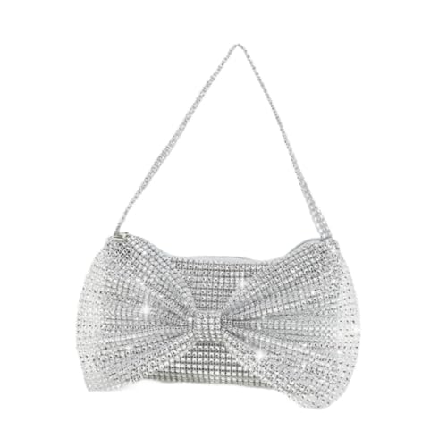 CLUB BOLLYWOOD® Women Evening Clutch Female Underarm for Weddings Commuting Birthday Silver|Clothing, Shoes & Accessories | Womens & s|Women's & s|1 Evening Clutch