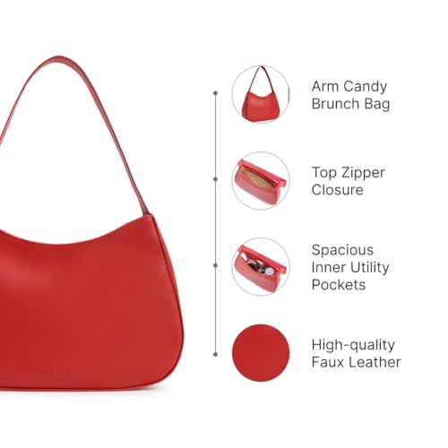 Fastrack Luscious Red Shoulder Bag for Women, Ladies and Girls