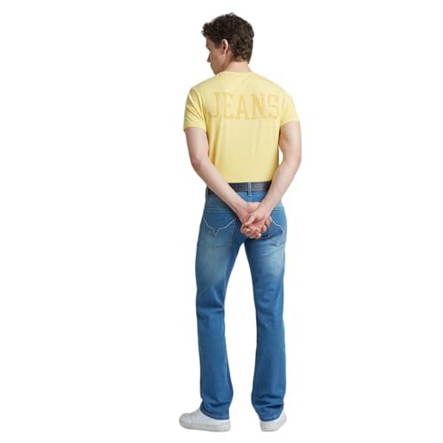 Pepe Jeans Men's Slim Fit T-Shirt (PM509906_MISTED Yellow