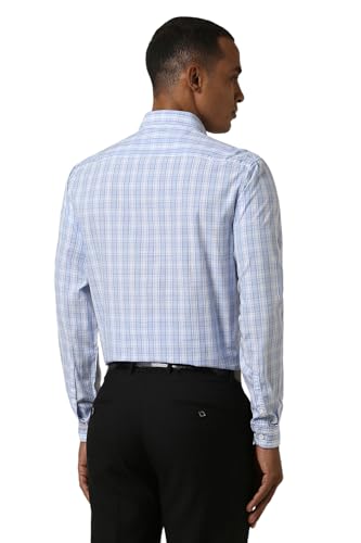 Allen Solly Men's Slim Fit Shirt (Blue) - SaumyasStore