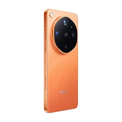 Oppo Find X9 Ultra 5G (Canyon Orange, 12GB, 512GB) | Hasselblad 50MP 10× Ultra-Sensing Optical-Zoom Telephoto | Dual 200MP | 8K Video | Snapdragon 8 Elite Gen 5 | 7050mAh 100W