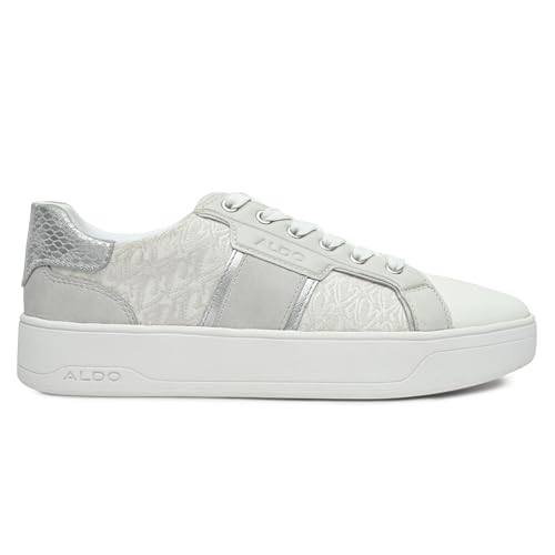 Aldo ONIRASEANA-IN121 Ladies White/Bone Flat Sneakers
