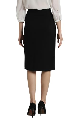 Allen Solly Polyester Western Skirt Black