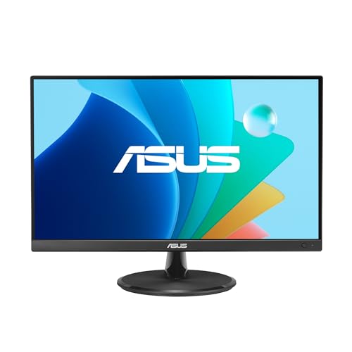 ASUS 22" Eye Care Monitor (VP229QF) - 100Hz, IPS, Full HD, 99% sRGB, Frameless, Adaptive Sync, DisplayPort, HDMI, Low Blue Light, Flicker Free, Wall Mount
