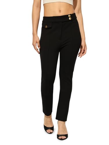 ONLY Women's Mid Rise Straight Fit Legging Anthracite