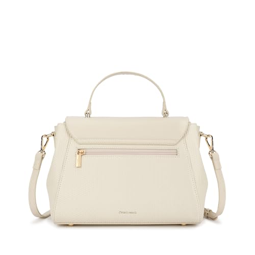 Fastrack Twine Charm Satchel | Faux-Leather Women’s Satchel | Dual Compartments with Centre Zip Pocket, External Quick-Access Zipper, Gold-Accent Flap & Adjustable Strap