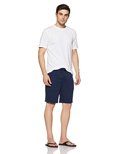 Jockey Men's Straight Fit Shorts (AM14_Navy_Medium)