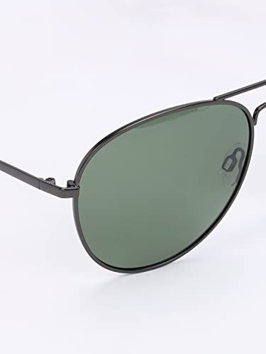 Skechers Men Aviator Grey Polarized Sunglasses, Large