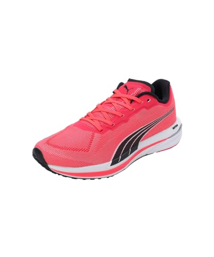 Puma Womens Velocity Nitro WNS Sunblaze-White-Black Running Shoe - SaumyasStore