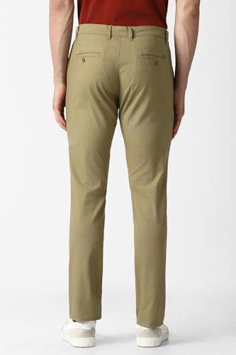 Van Heusen Casual Pants for Mens | Premium Cotton Blend Stretch | Slim Fit