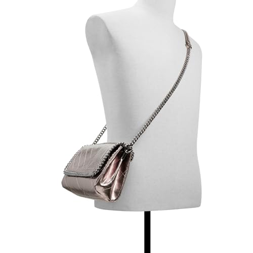 ALDO Womens Kayleyyx Cross Body (pack of 1), Pewter, 7.6'' L x 2.7'' W x 8.6'' H (19.5cm x 7cm x 22cm), Kayleyyx Cross Body