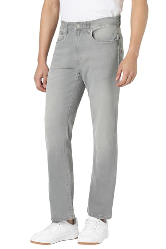 Van Heusen Men's Regular Jeans (VXDNCRTFG08236_Grey