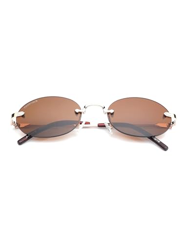 Fastrack Sunglasses |OVAL Gold |UV protected | Large