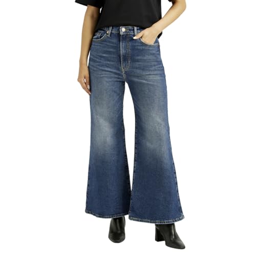 Levi's Women's Mid Rise Flared Fit Blue Jeans