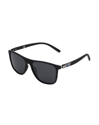 Carlton London Black with Blue Toned and Blue Polarised Lens Sunglass for men