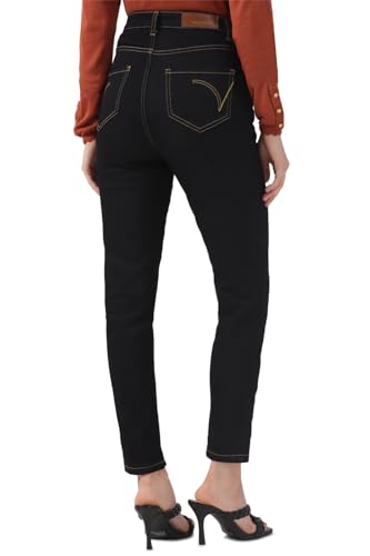 Van Heusen Women Black Dark Wash Skinny Fit Jeans